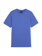 Lyle & Scott Blue Plain 100% Cotton T-Shirt - Image 5 of 5
