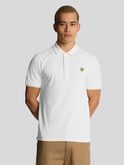 Lyle & Scott White Off Tipped Polo Shirt - Image 1 of 5