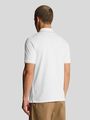 Lyle & Scott White Off Tipped Polo Shirt - Image 3 of 5