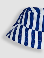 JoJo Maman Bébé Navy Stripe Sun Hat - Image 2 of 3