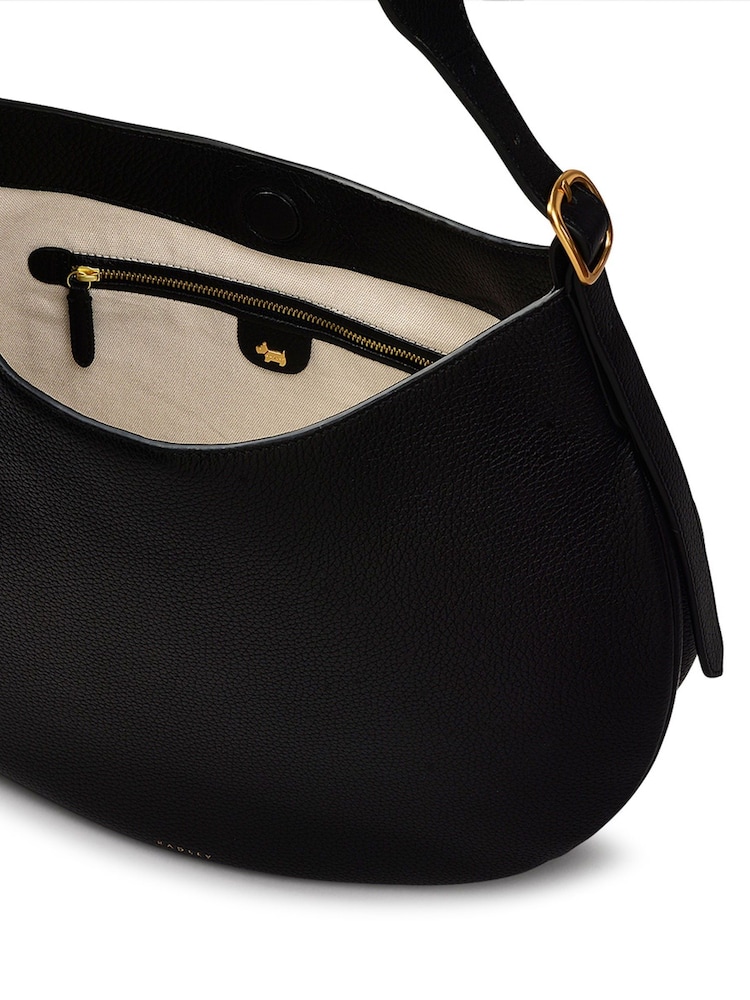 Radley Large Kensington Palace Open Top Black Shoulder Bag - Image 4 of 5
