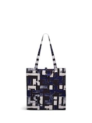 Radley London Abstract Geo Responsible Foldaway Black Bag - Image 1 of 3