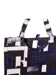 Radley London Abstract Geo Responsible Foldaway Black Bag - Image 3 of 3
