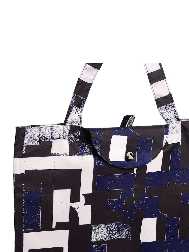 Radley London Abstract Geo Responsible Foldaway Black Bag - Image 3 of 3