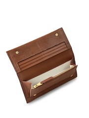 Radley London Oak Street Faux Lizard Flapover Brown Purse - صورة 3 من 4