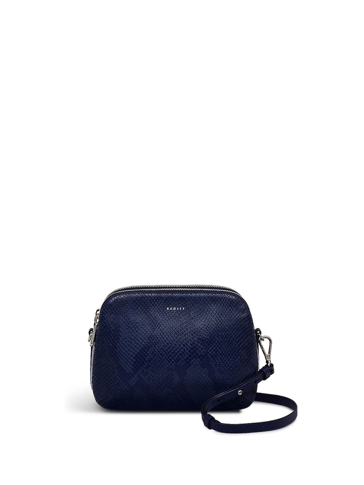 Radley London Blue Dukes Place Faux Snake Ziptop Cross-Body Bag - Bild 2 von 5