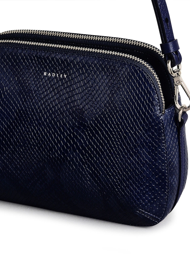 Radley London Blue Dukes Place Faux Snake Ziptop Cross-Body Bag - Bild 5 von 5