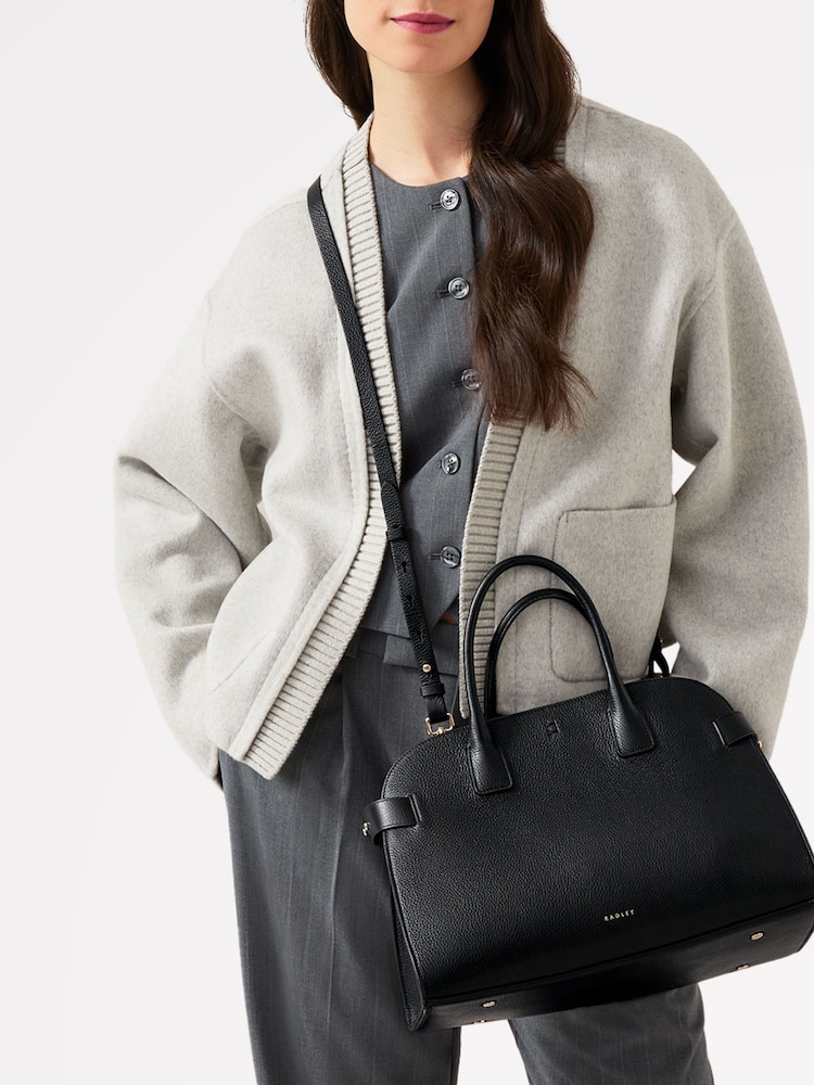 Radley Medium The Rathbone Open Top Grab Black Bag - Image 5 of 5