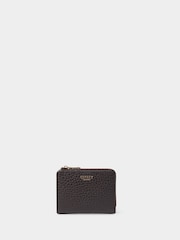 OSPREY LONDON The Buckley Leather 3/4 Zip Around Black Purse - Image 1 of 5