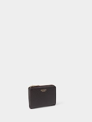 OSPREY LONDON The Buckley Leather 3/4 Zip Around Black Purse - Image 2 of 5