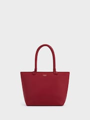 OSPREY LONDON Tan The Collier Leather Shoulder Tote Bag - Image 1 of 5
