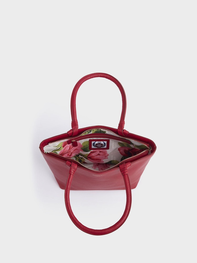OSPREY LONDON Tan The Collier Leather Shoulder Tote Bag - Image 3 of 5