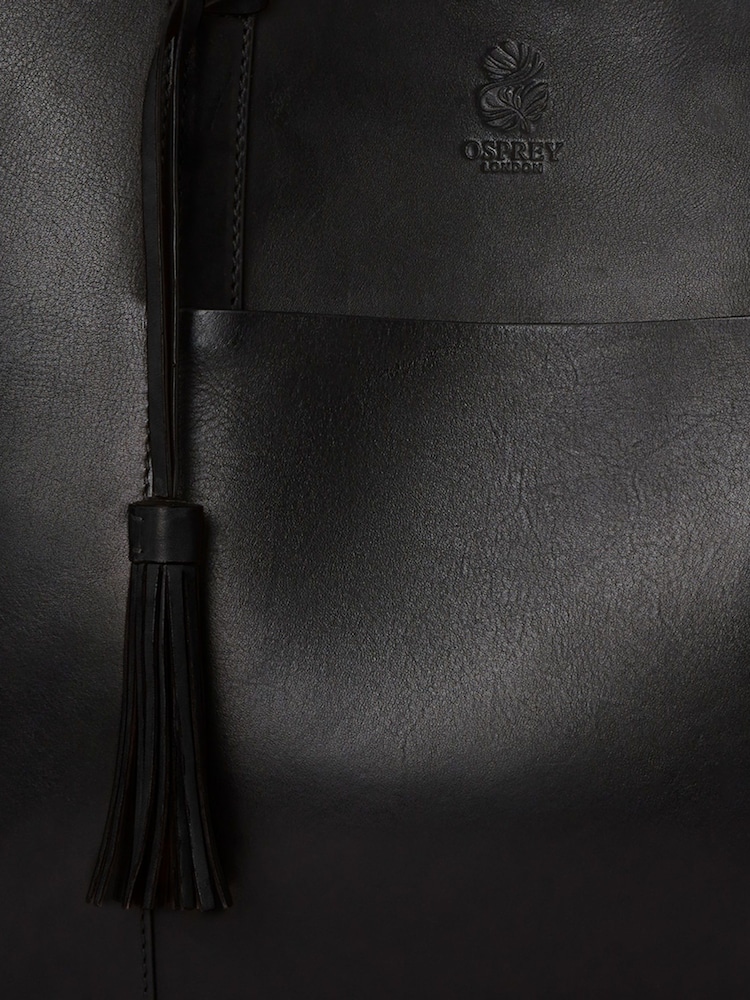 Osprey London The Santa Fe Small Leather Tote - Image 6 of 6