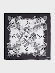 Osprey London The Dancing Boxed Black Scarf - Image 4 of 5