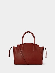 Osprey London Red The Hickstead Leather Work Bag - Image 1 of 6