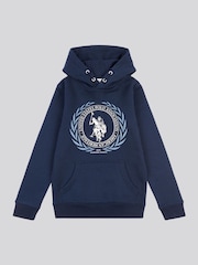 U.S. Polo Assn. Boys Crest Graphic Hoodie - Imagen 1 de 3