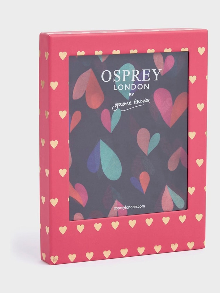 Osprey London Blue The Hearts Boxed Scarf - Image 2 of 4