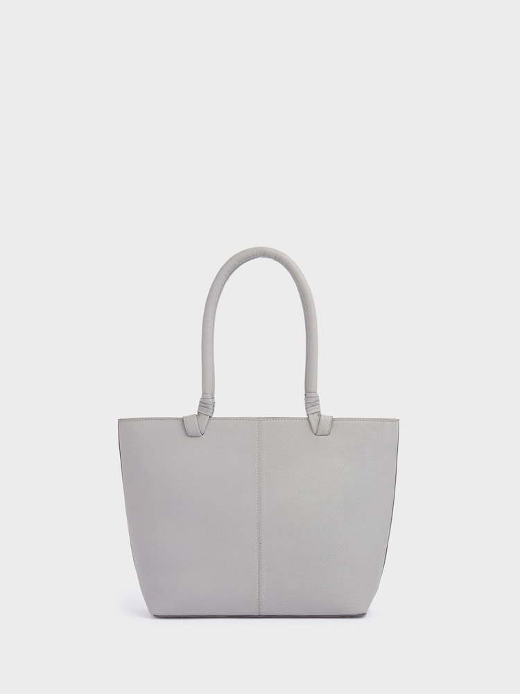 OSPREY LONDON Tan The Collier Leather Shoulder Tote Bag - Image 4 of 5