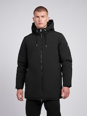U.S. Polo Assn. Black Mens Smart Parka Jacket - Image 1 of 10
