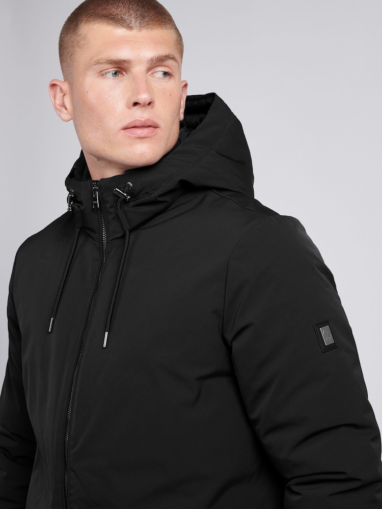 U.S. Polo Assn. Black Mens Smart Parka Jacket - Image 2 of 10