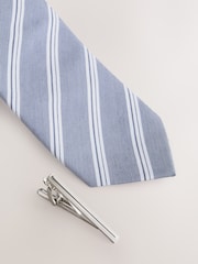 Blue Stripe Tie - Image 2 of 3
