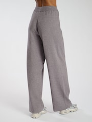 Gris - South Beach Knitted Wide Leg Joggers - Imagen 2 de 5