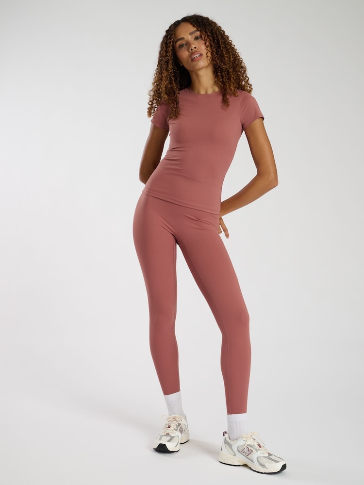 South Beach Pink Cap Sleeve T-Shirt - Image 4 of 5