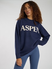 Azul - South Beach Funnel Neck Jumper - Imagen 1 de 5