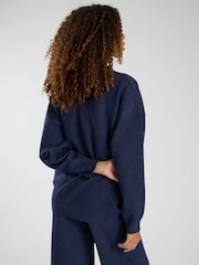 Azul - South Beach Funnel Neck Jumper - Imagen 2 de 5
