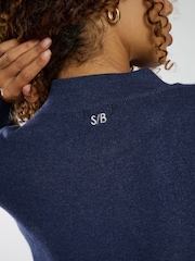 Azul - South Beach Funnel Neck Jumper - Imagen 5 de 5