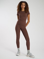 South Beach Brown Cap Sleeved T-Shirt - Image 4 of 5