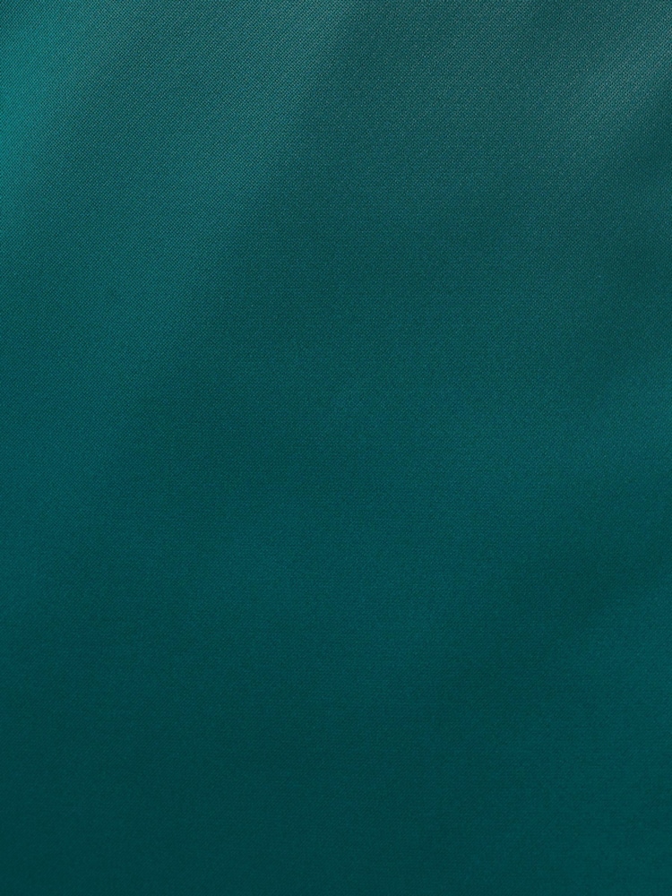 Adrianna Papell Green Stretch Satin Long Dress - Image 7 of 7