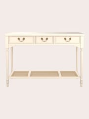 Laura Ashley Ivory Clifton 3 Drawer Console Table - Image 2 of 5