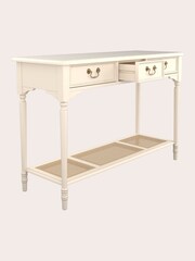Laura Ashley Ivory Clifton 3 Drawer Console Table - Image 5 of 5