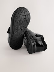 Black Patent Leather Butterfly T-Bar School Shoes - Image 5 of 5