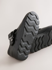 Black Slip On School Mules - Image 5 of 5