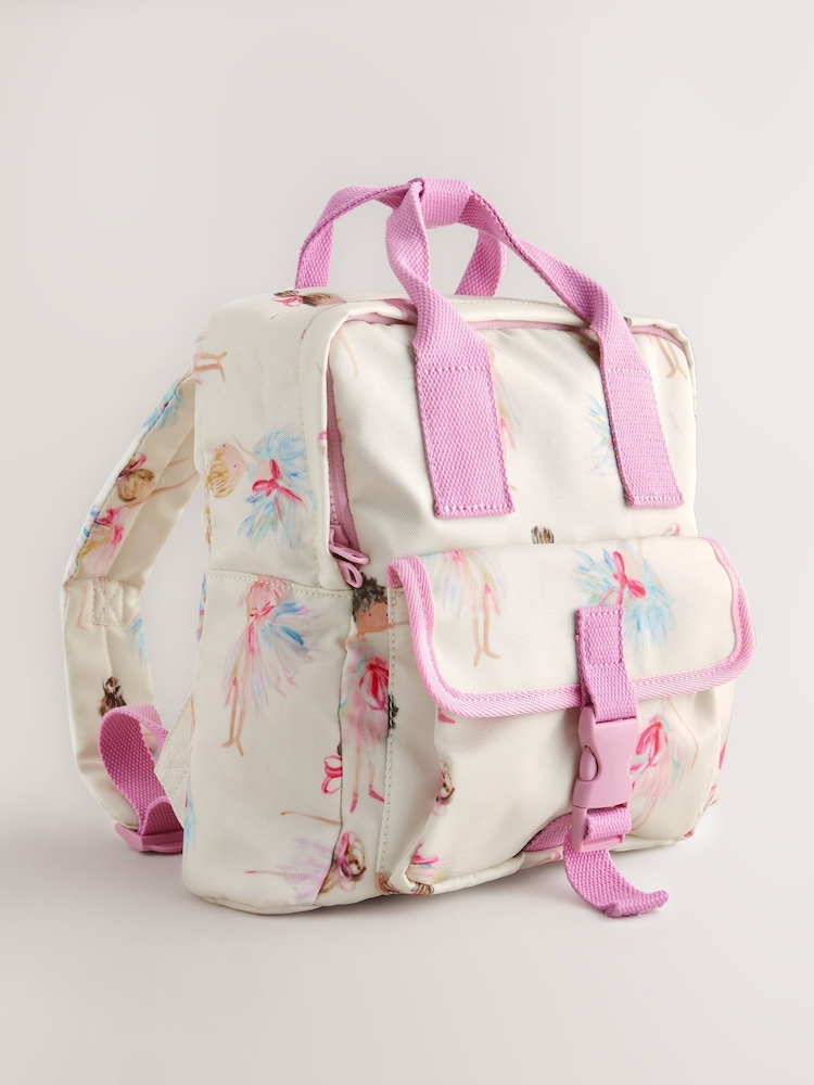 Rosa bailarina - Mochila con asa pequeña - Imagen 1 de 5 Rosa bailarina - Mochila con asa pequeña - Imagen 1 de 5