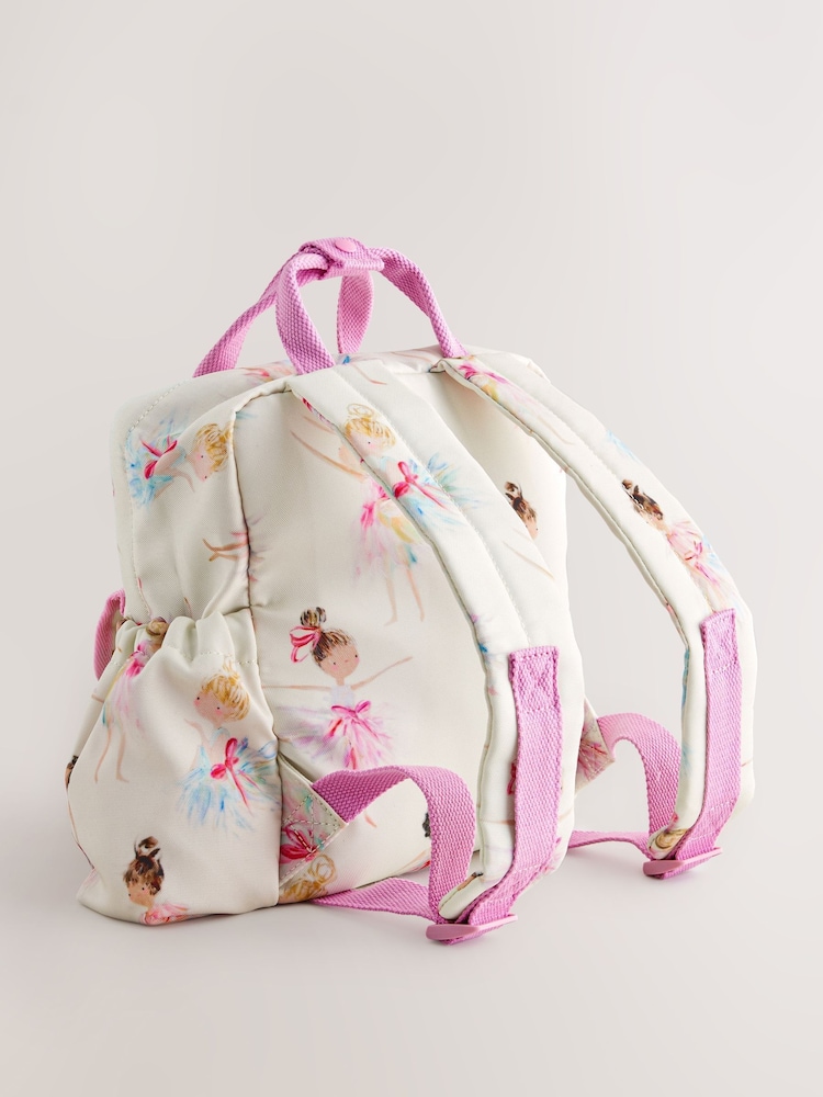 Rosa bailarina - Mochila con asa pequeña - Imagen 2 de 5 Rosa bailarina - Mochila con asa pequeña - Imagen 2 de 5