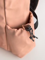 Pink Roll Top Backpack - Image 10 of 12