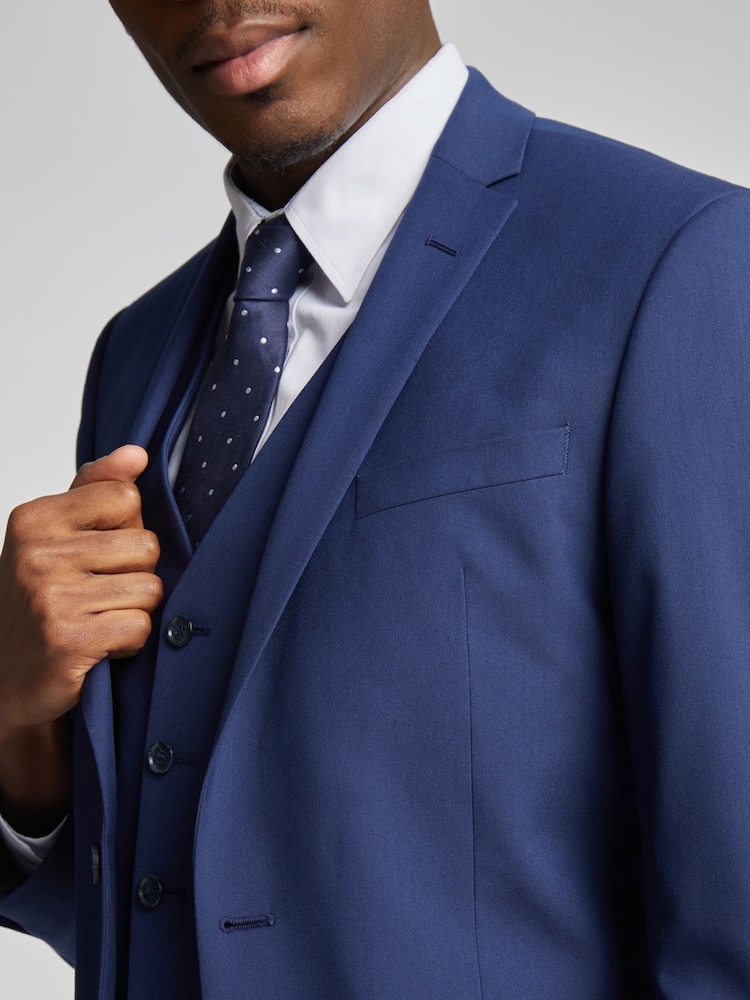 Antique Rogue Blue Bright Blue Tailored Jacket - Image 4 of 4
