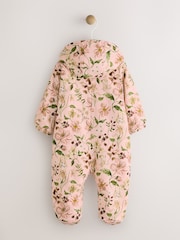 Pink Woodland Printed - Baby Cord Hooded Pramsuit (0mths-2yrs) - Bild 2 von 7