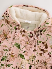 Pink Woodland Printed - Baby Cord Hooded Pramsuit (0mths-2yrs) - Bild 4 von 7