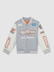 Tonos azules - Reiss Zoom Unisex Fit McLaren F1 Team Bomber Jacket - Imagen 2 de 8