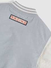 Tonos azules - Reiss Zoom Unisex Fit McLaren F1 Team Bomber Jacket - Imagen 6 de 8