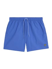 Lyle & Scott Blue Plain Swim Shorts - Image 1 of 1