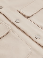 Reiss Stone Roman 13-14 yrs Interlock Funnel-Neck Jacket - Image 4 of 4