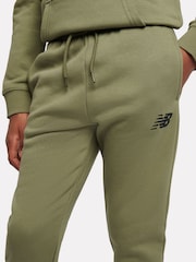 New Balance Green Boys Brush Back Stacked Logo Hoodie Set - Image 5 of 11