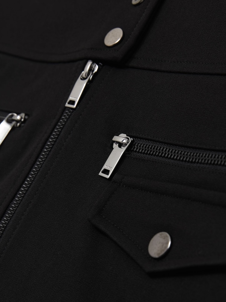 Reiss – Poppy – Ponte-Minirock mit durchgehendem Reißverschluss - Bild 6 von 6 Reiss – Poppy – Ponte-Minirock mit durchgehendem Reißverschluss - Bild 6 von 6