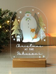 Personalised The Snowman Light Up USB Christmas Decoration Exclusive To Next by PMC - Image 2 of 3