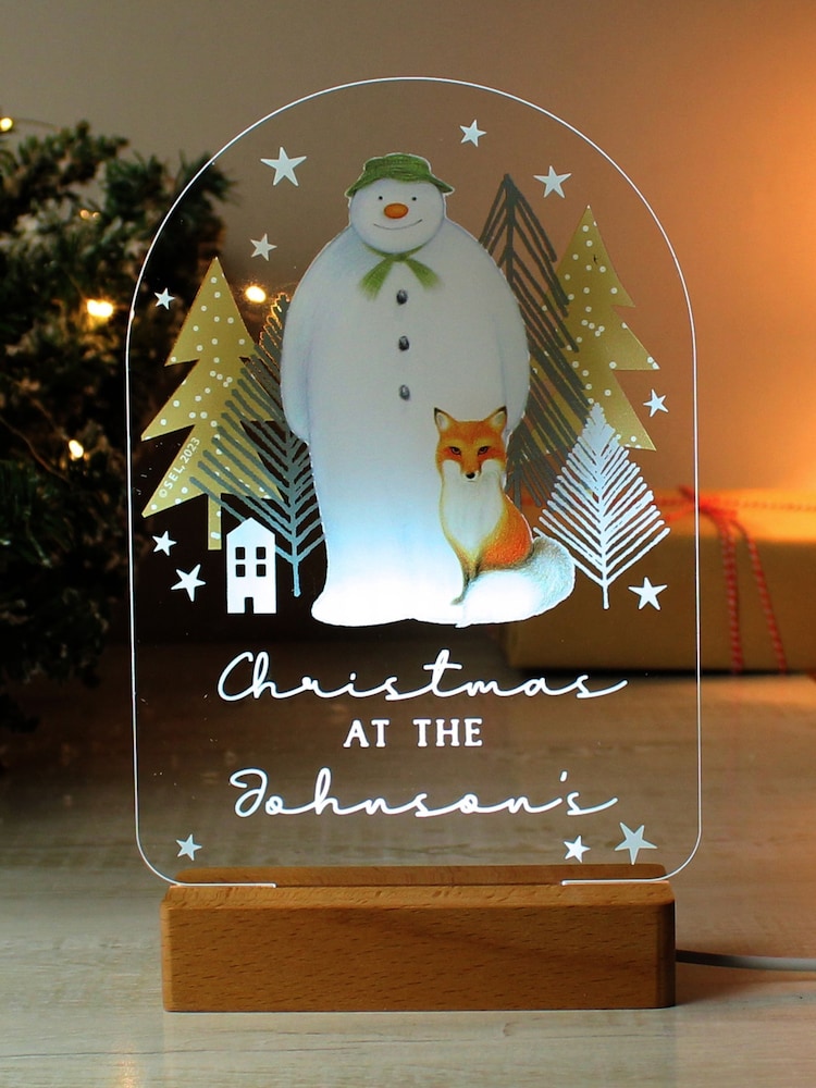Personalised The Snowman Light Up USB Christmas Decoration Exclusive To Next by PMC - Image 3 of 3